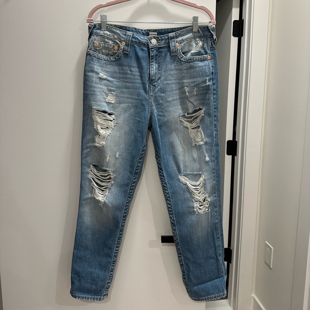True Religion boyfriend jeans